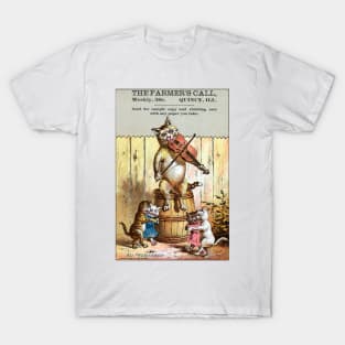 1882 Cats Square Dance T-Shirt